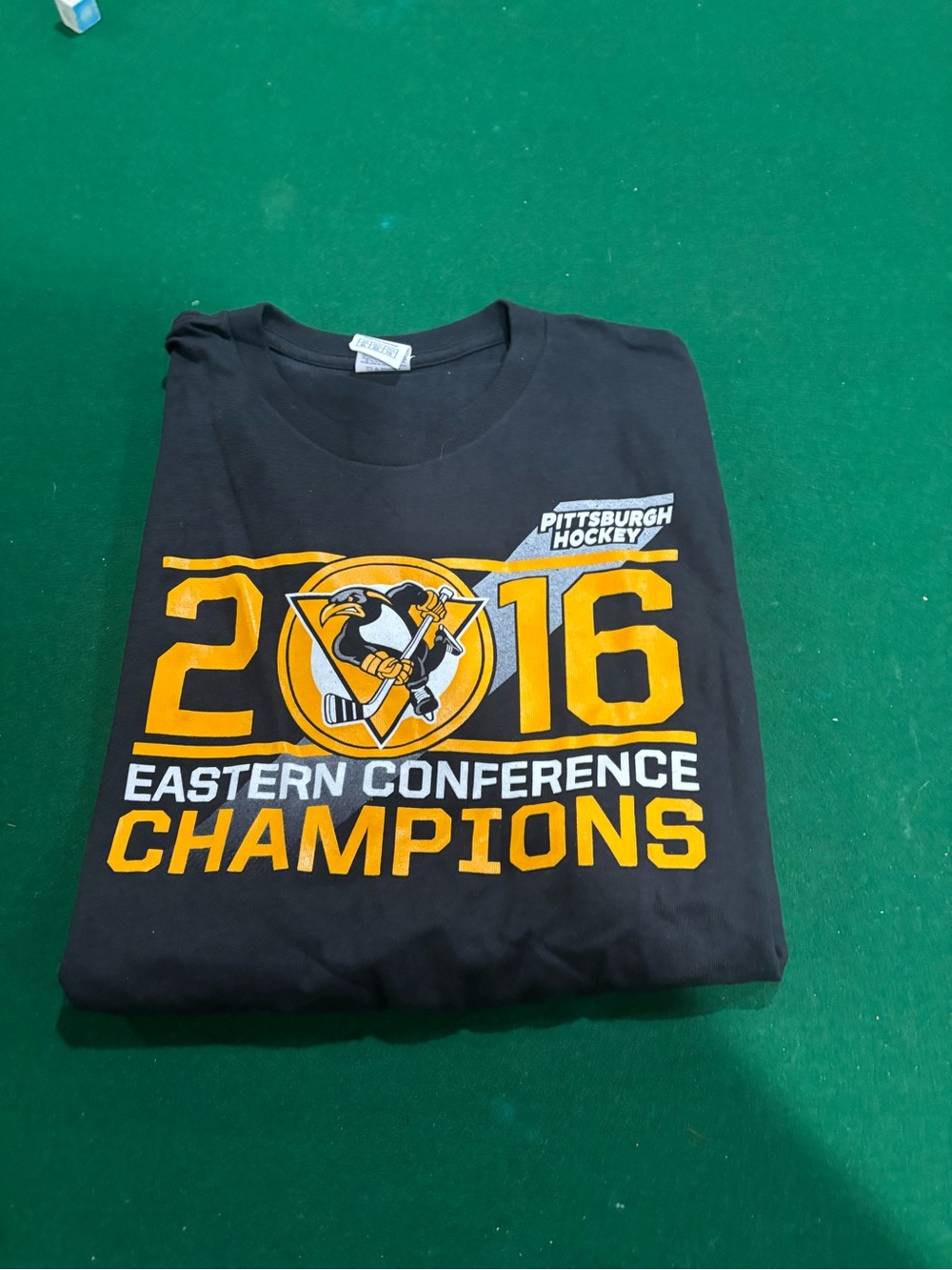 Delta Black Pittsburgh Hockey 2016 Eastern Conference Champions Tee